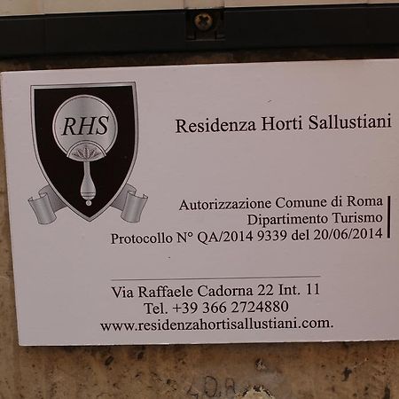 Residenza Horti Sallustiani Roma Esterno foto