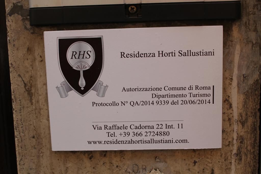 Residenza Horti Sallustiani Roma Esterno foto